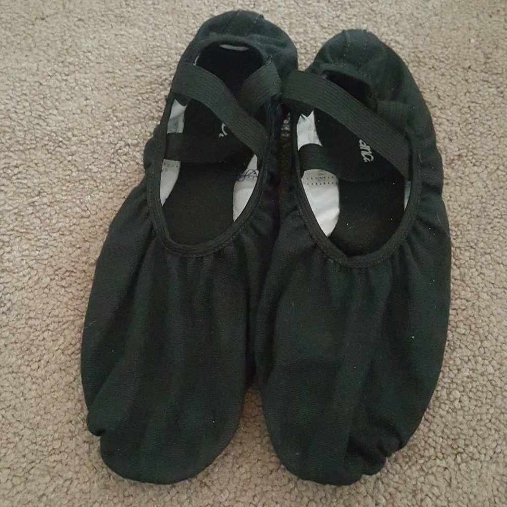 Black sodanca ballet shoes